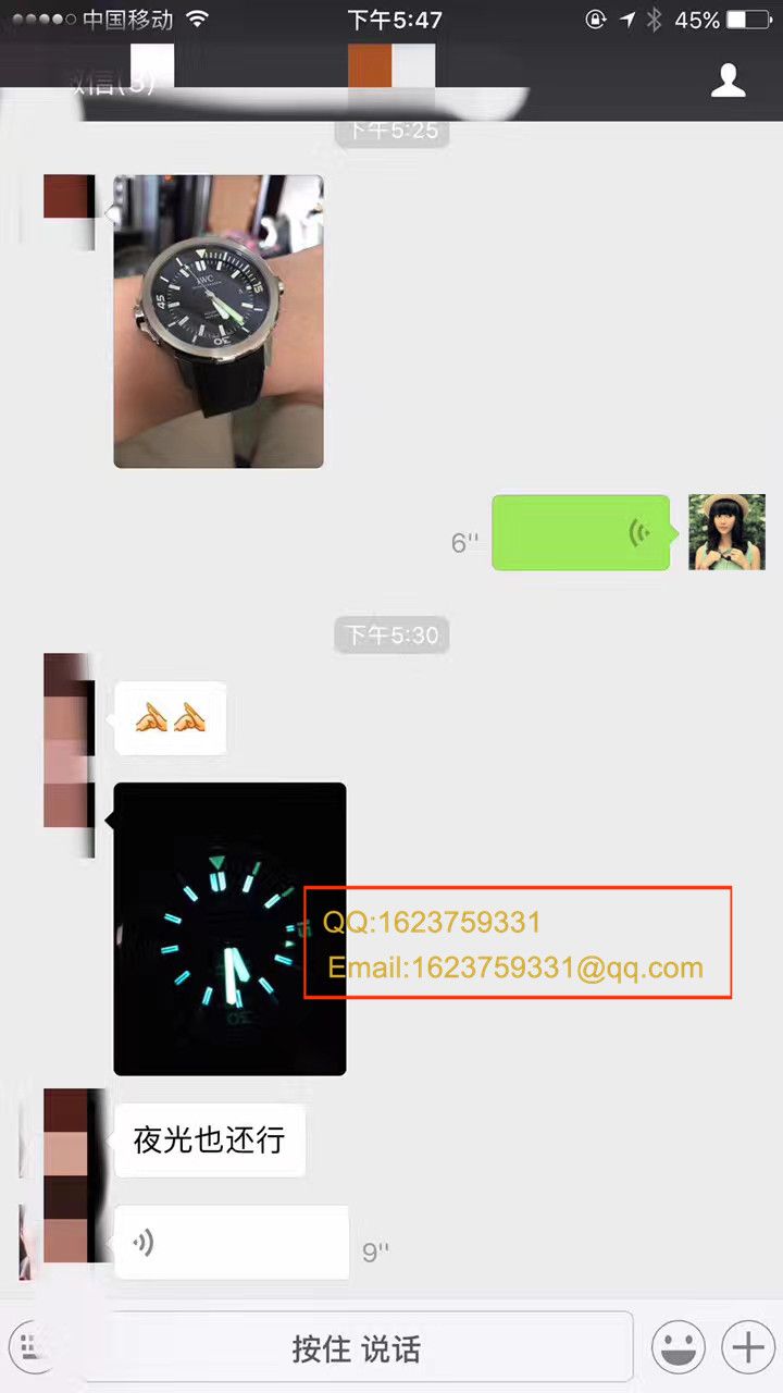【独家视频测评1:1 High quality  Replica Watches 】 IWC 海洋时计系列CHRONOGRAPH计时IW329001 wrist watches  / WG165