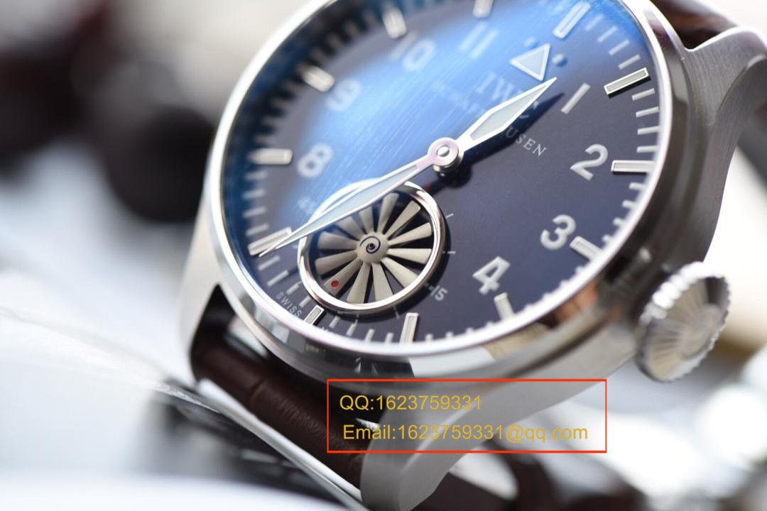【独家视频测评】【KW Factory 1:1 Replica Watches 】 IWC 飞行员IW500301涡轮大飞男士机械 Watches  / WAG110