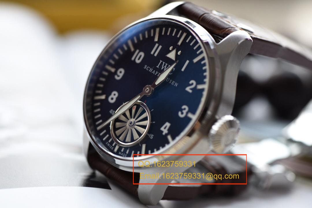 【独家视频测评】【KW Factory 1:1 Replica Watches 】 IWC 飞行员IW500301涡轮大飞男士机械 Watches  / WAG110