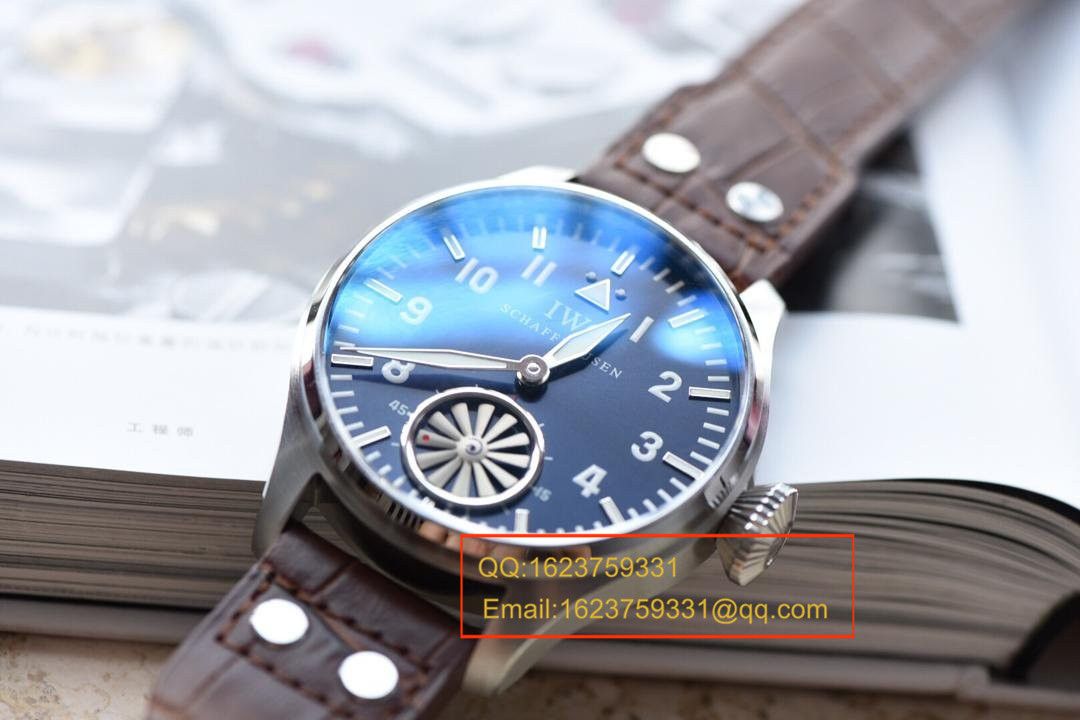【独家视频测评】【KW Factory 1:1 Replica Watches 】 IWC 飞行员IW500301涡轮大飞男士机械 Watches  / WAG110