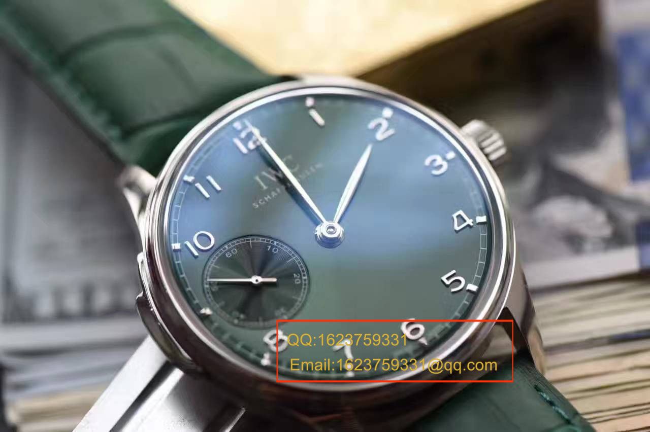 YL Factory 出品新款翠绿限量版 IWC 葡萄牙三问手动机械 wrist watches  / WBA292