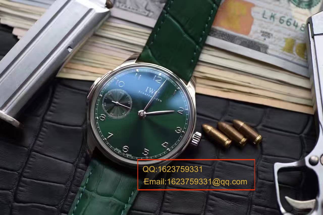 YL Factory 出品新款翠绿限量版 IWC 葡萄牙三问手动机械 wrist watches  / WBA292