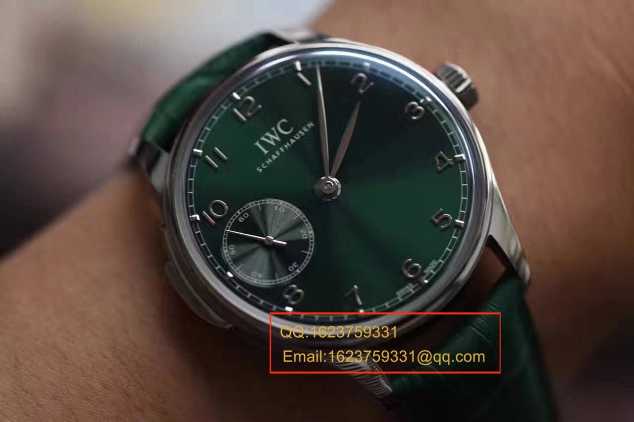 YL Factory 出品新款翠绿限量版 IWC 葡萄牙三问手动机械 wrist watches  / WBA292