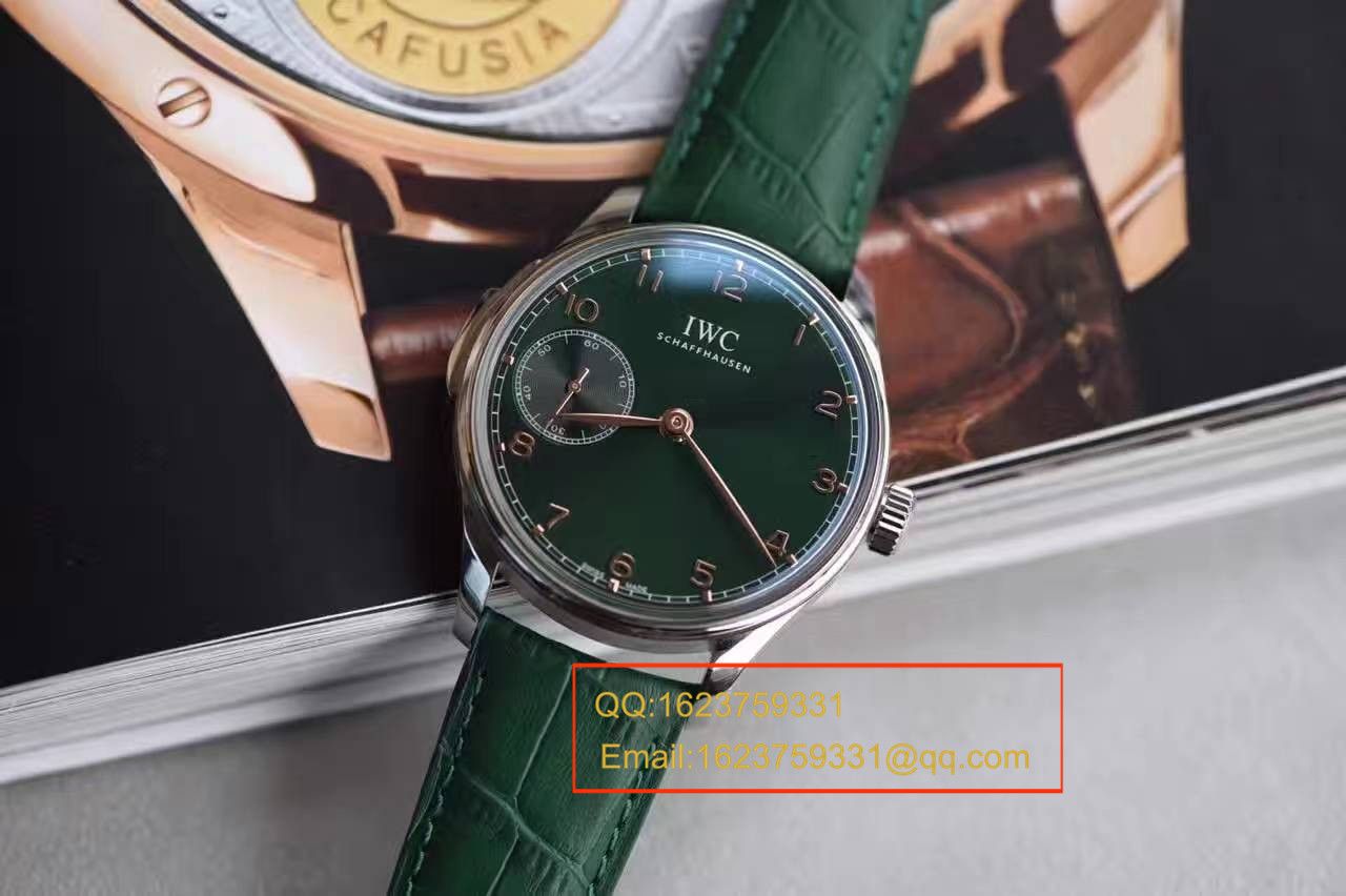 YL Factory 出品新款翠绿限量版 IWC 葡萄牙三问手动机械 wrist watches  / WBA292
