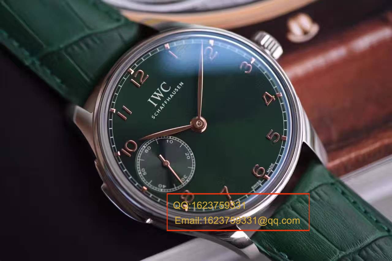 YL Factory 出品新款翠绿限量版 IWC 葡萄牙三问手动机械 wrist watches  / WBA292