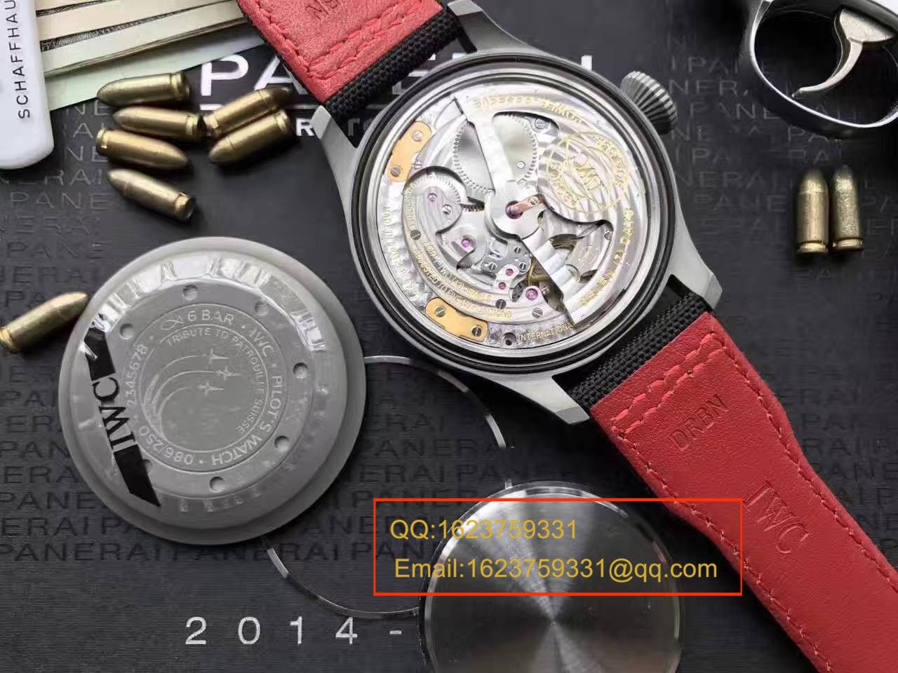 【实拍图鉴赏】YL Factory 1:1 High quality  Replica Watches 之 IWC 大飞特别版新款-喷砂精钢壳套黑面男表 / WG257