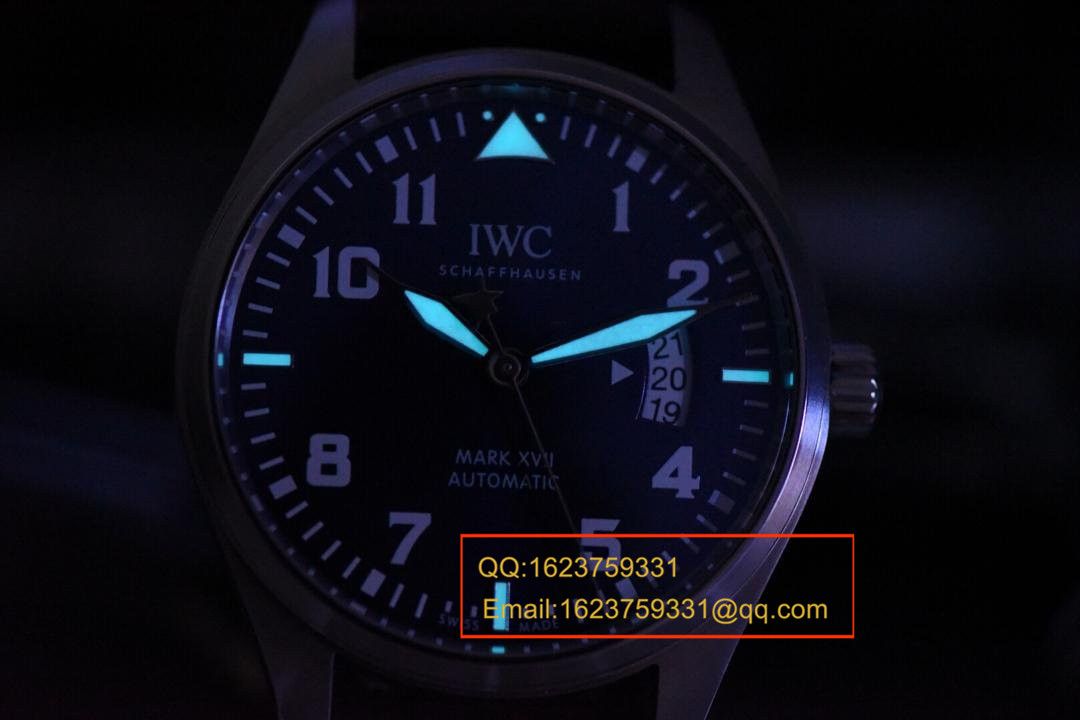 【MK Factory  Perfect  High quality  Replica Watches 】 IWC 飞行员系列马克十七IW326506 wrist watches (蓝面小王子) / WG254