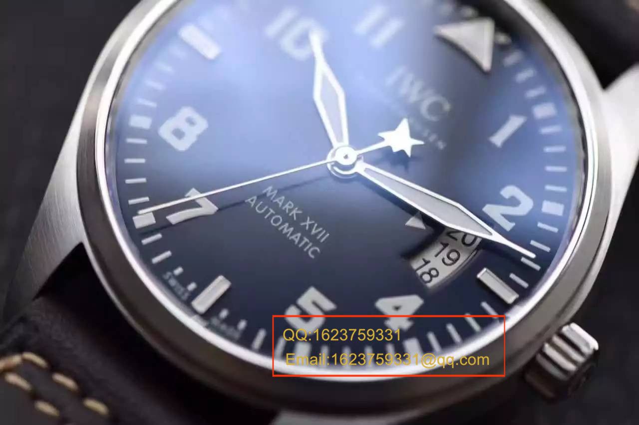 【MK Factory  Perfect  High quality  Replica Watches 】 IWC 飞行员系列马克十七IW326506 wrist watches (蓝面小王子) / WG254