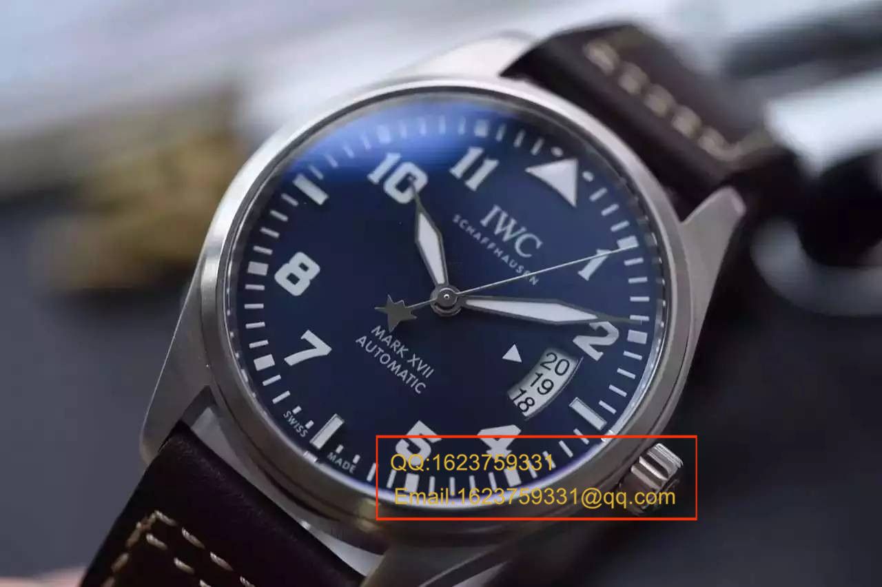 【MK Factory  Perfect  High quality  Replica Watches 】 IWC 飞行员系列马克十七IW326506 wrist watches (蓝面小王子) / WG254