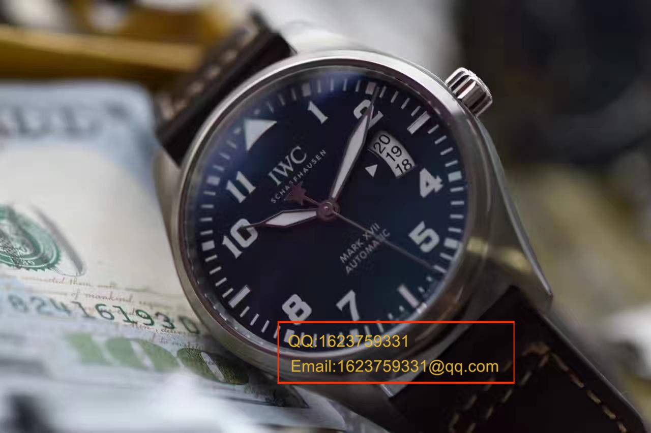 【MK Factory  Perfect  High quality  Replica Watches 】 IWC 飞行员系列马克十七IW326506 wrist watches (蓝面小王子) / WG254