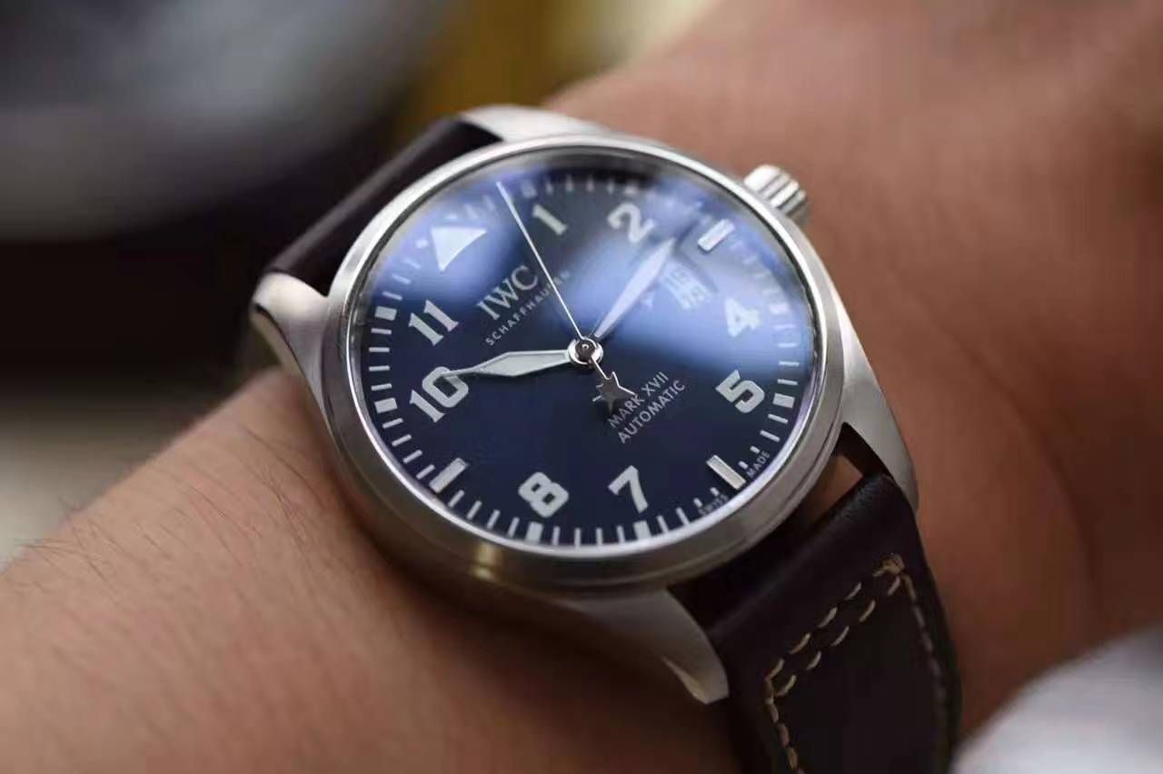 【MK Factory  Perfect  High quality  Replica Watches 】 IWC 飞行员系列马克十七IW326506 wrist watches (蓝面小王子) / WG254