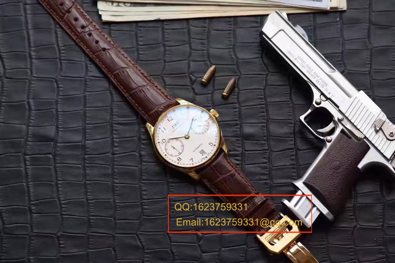 【ZF Perfect  High quality  Replica Watches 】 IWC 葡萄牙七天系列黄金版葡七IW500101 wrist watches  / WG242
