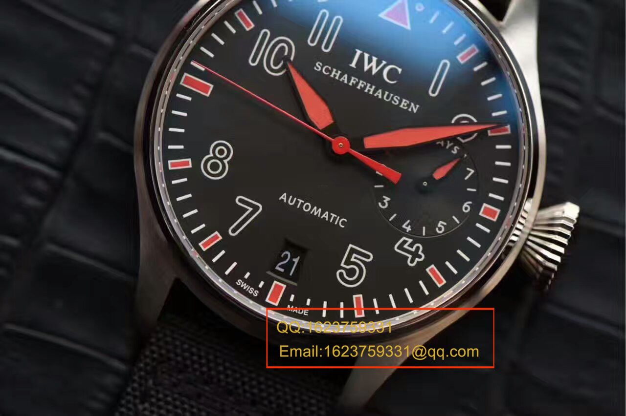【ZF Factory  top  Replica Watches 】 IWC 大型飞行员系列大把头“穆罕默德·阿里”特别版 IW500435 wrist watches  / WAH218