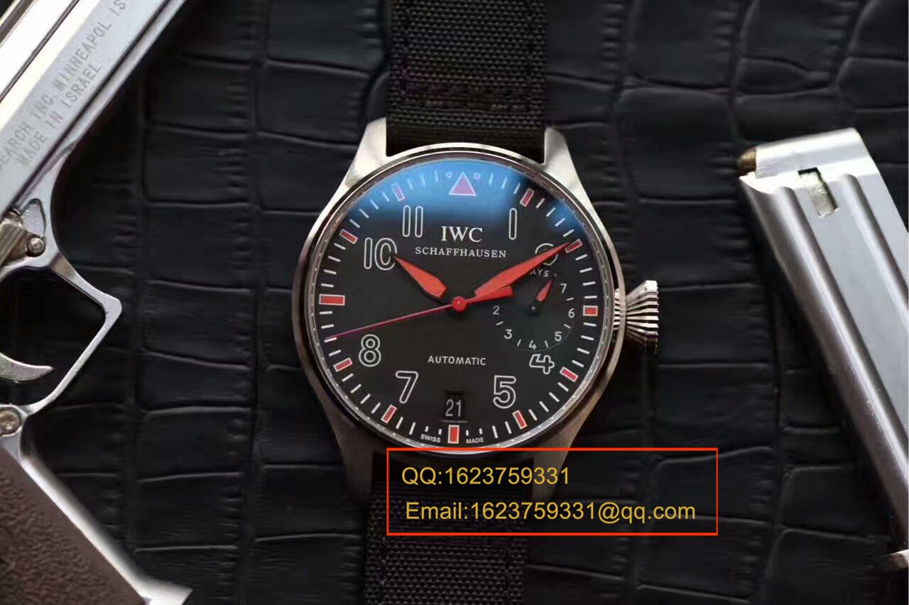 【ZF Factory  top  Replica Watches 】 IWC 大型飞行员系列大把头“穆罕默德·阿里”特别版 IW500435 wrist watches  / WAH218