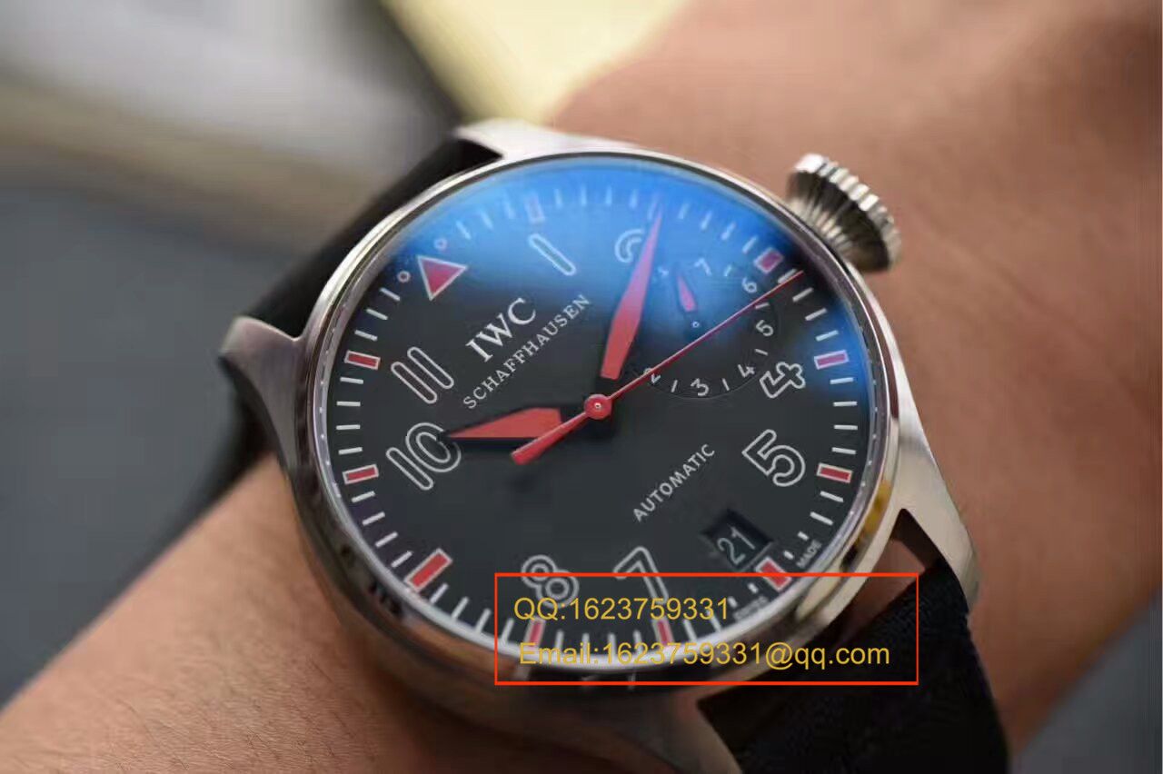 【ZF Factory  top  Replica Watches 】 IWC 大型飞行员系列大把头“穆罕默德·阿里”特别版 IW500435 wrist watches  / WAH218