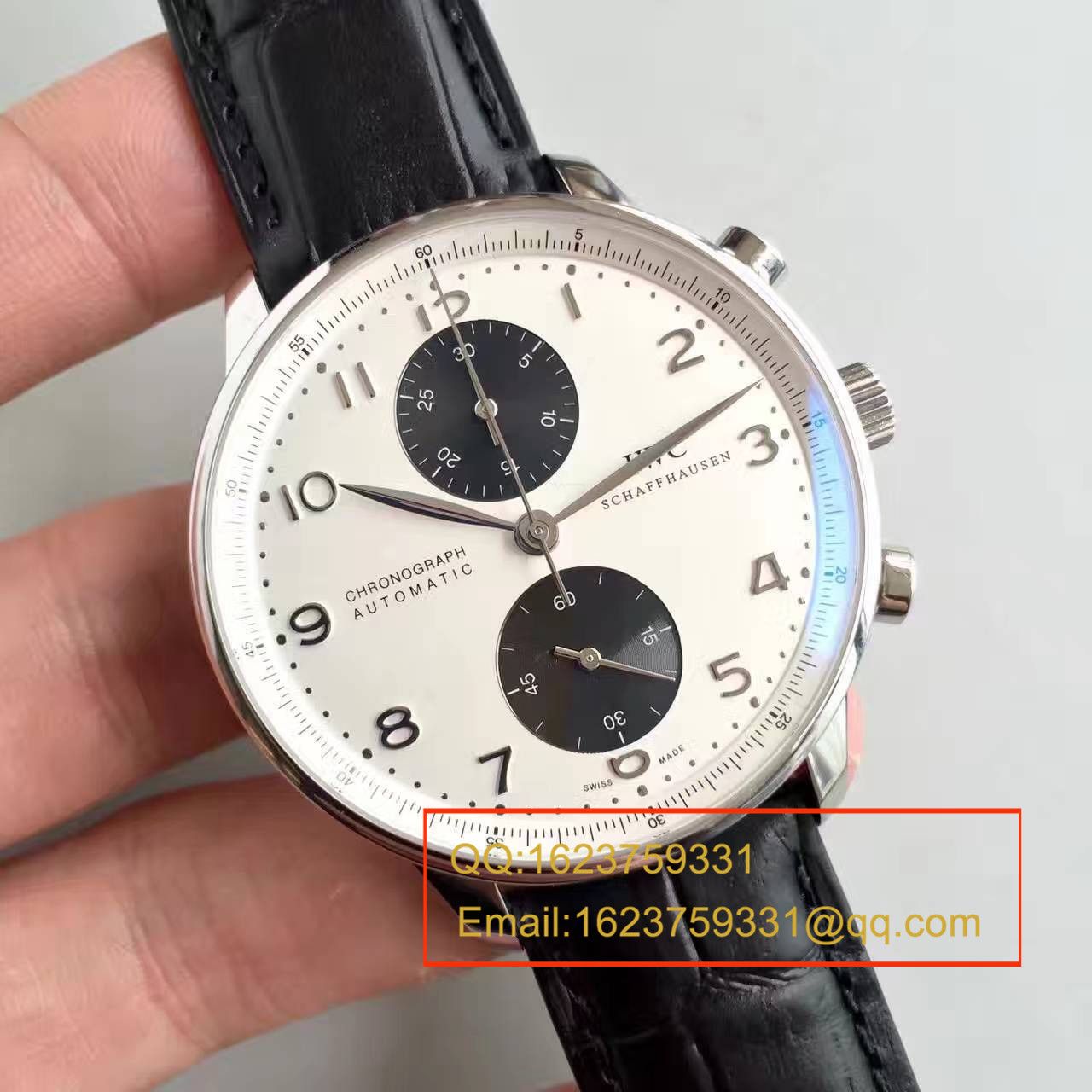 【ZF Factory 1:1 High quality  Knockoff  Watches 】 IWC 葡萄牙计时系列CHRONOGRAPH计时IW371411 wrist watches  / WG269