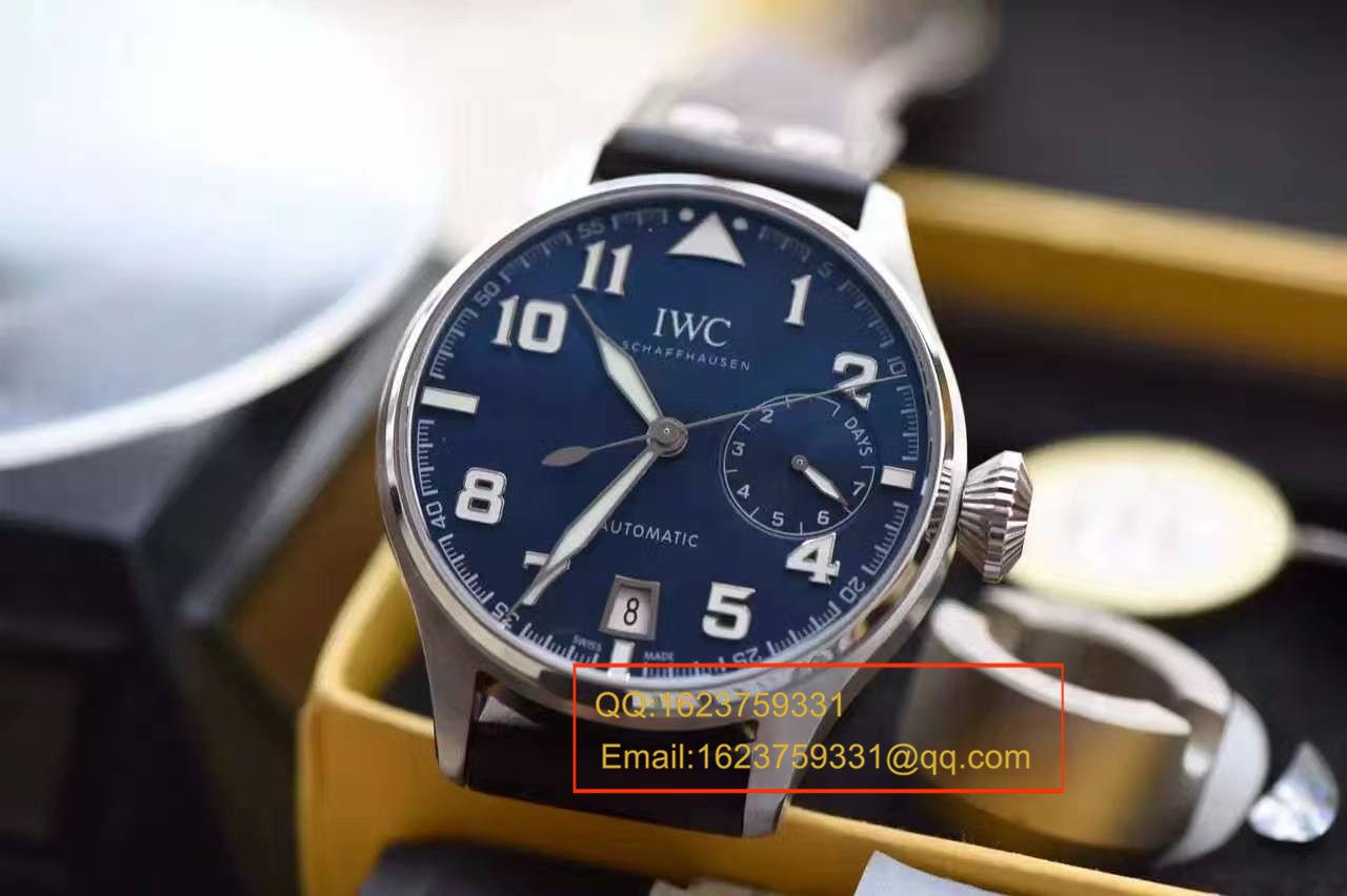 【YL Perfect  High quality  Copy  Watches 】 IWC 大型飞行员 wrist watches “小王子”特别版系列 Watches IW500908 / WAH124