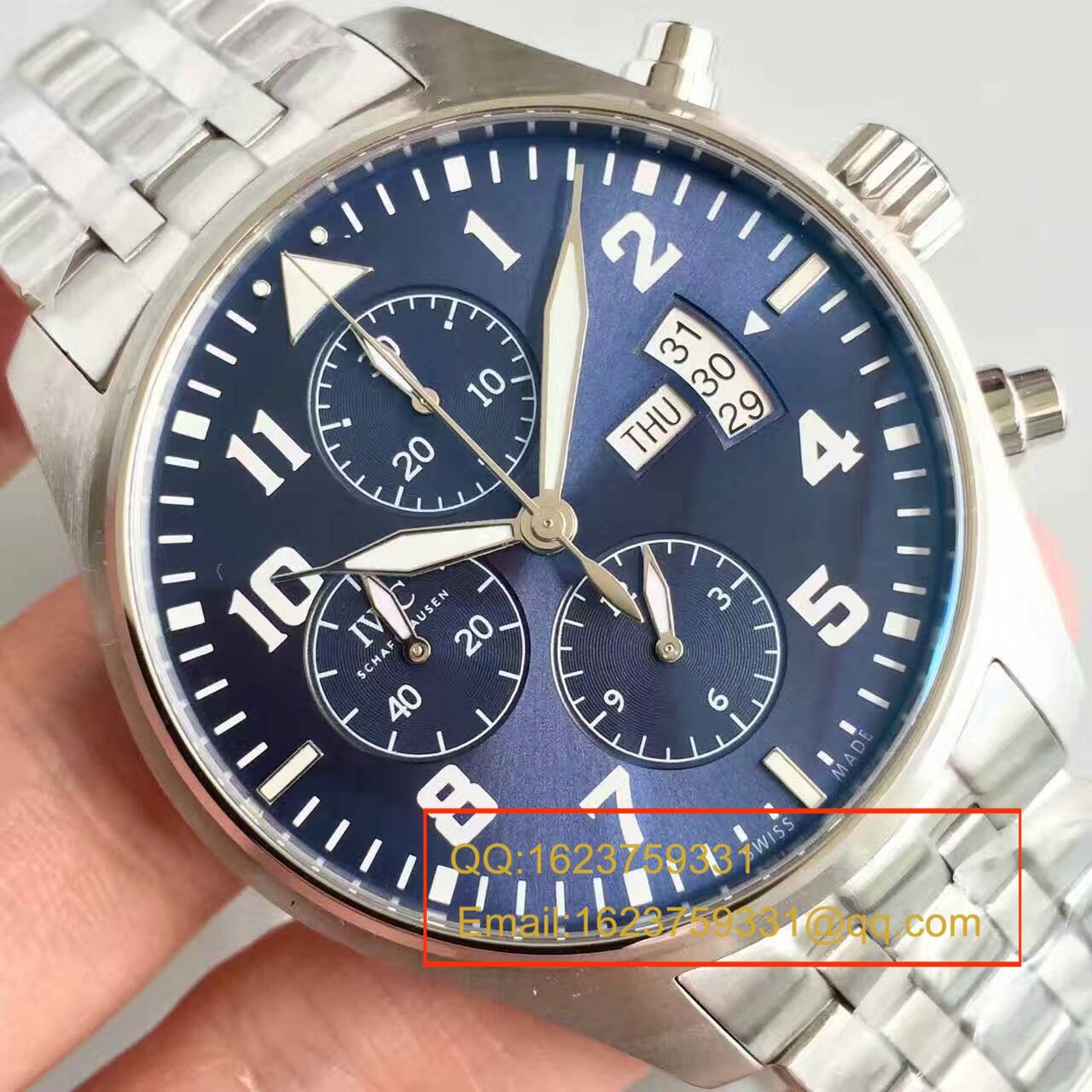 【ZF Factory  High quality  Knockoff  Watches 】 IWC 飞行员系列IW377706 小王子机械 wrist watches 《钢带款》 / WG214