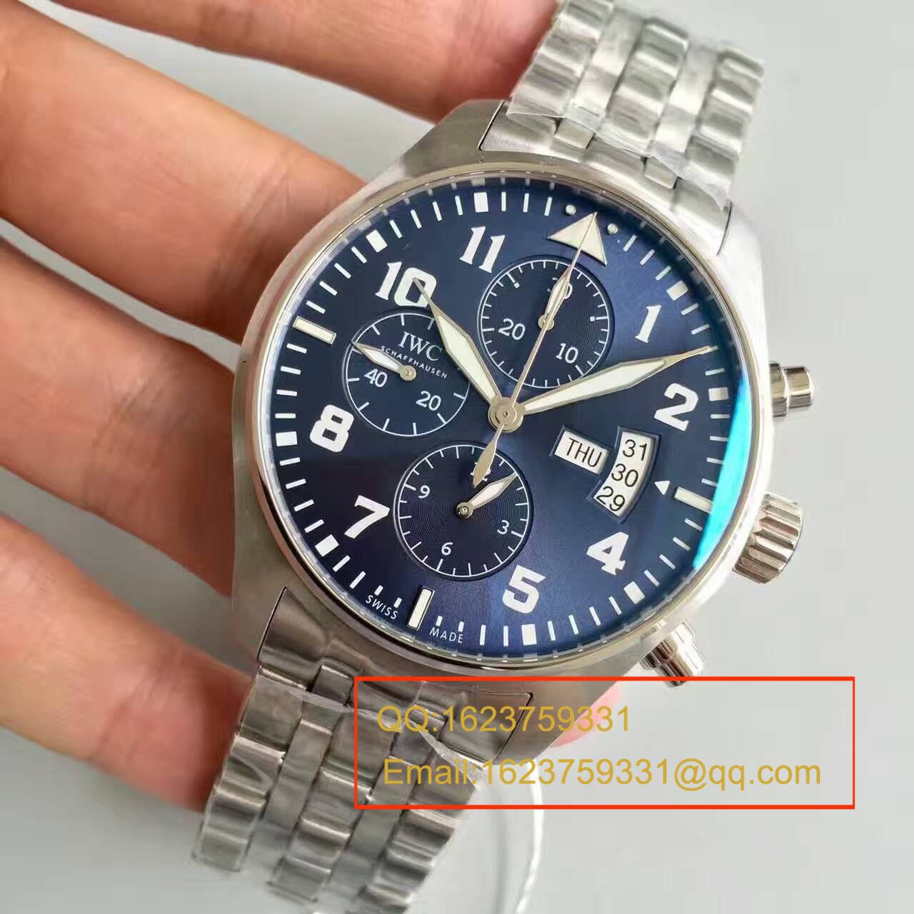 【ZF Factory  High quality  Knockoff  Watches 】 IWC 飞行员系列IW377706 小王子机械 wrist watches 《钢带款》 / WG214