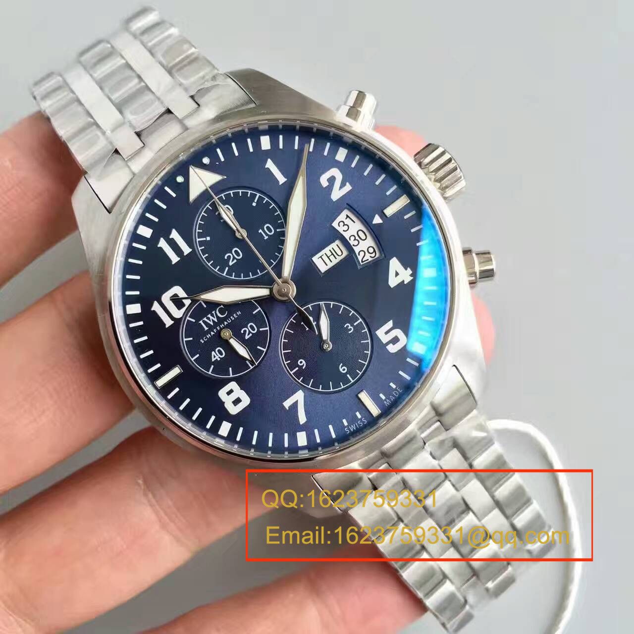 【ZF Factory  High quality  Knockoff  Watches 】 IWC 飞行员系列IW377706 小王子机械 wrist watches 《钢带款》 / WG214