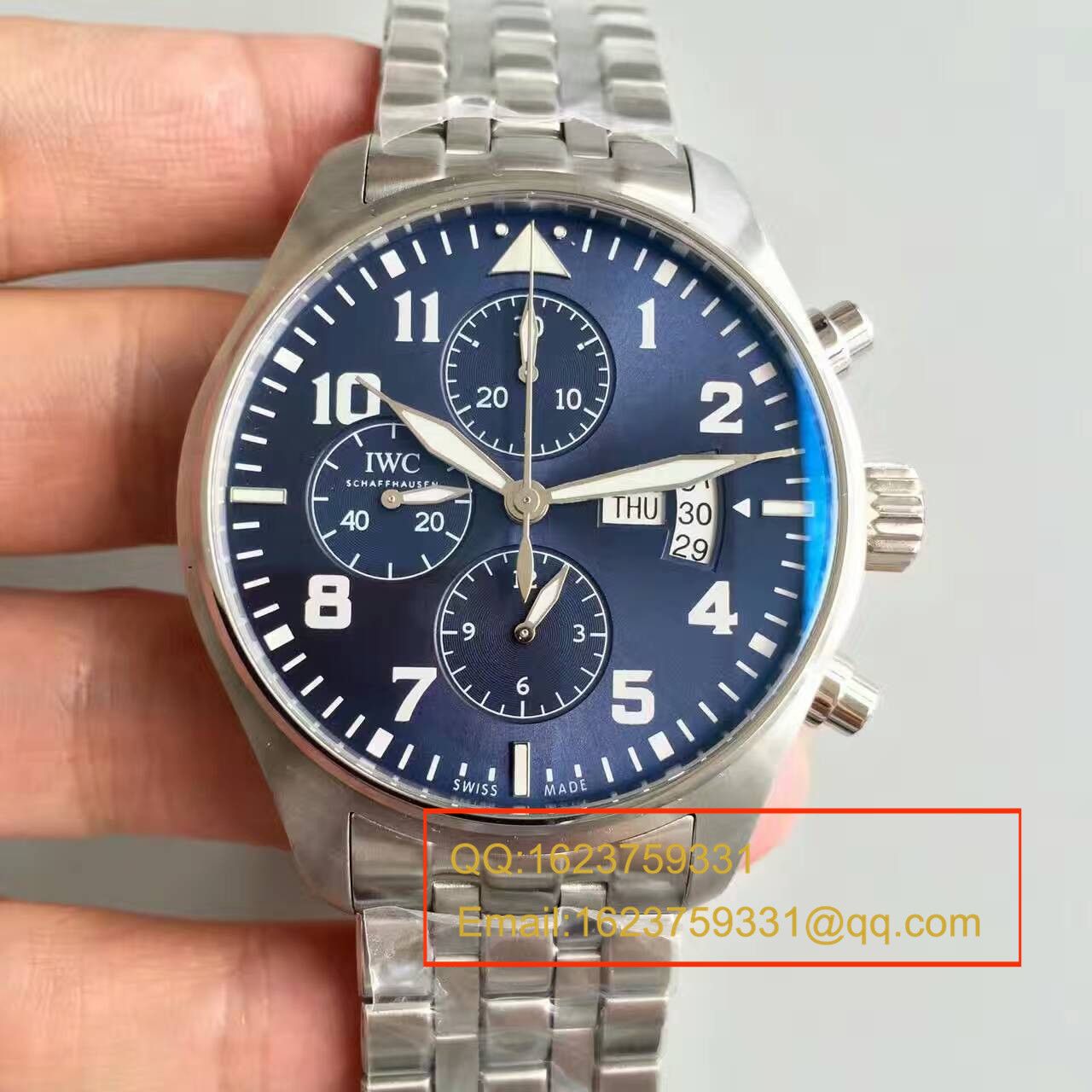【ZF Factory  High quality  Knockoff  Watches 】 IWC 飞行员系列IW377706 小王子机械 wrist watches 《钢带款》 / WG214