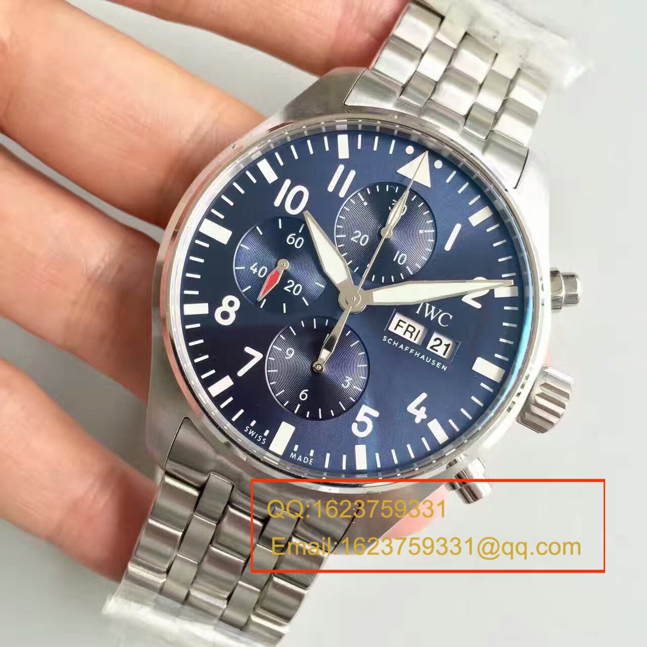 【ZF Factory  Perfect  Replica Watches 】 IWC 飞行员计时 wrist watches “小王子”特别版系列IW377714 wrist watches 《钢带版》 / WG217