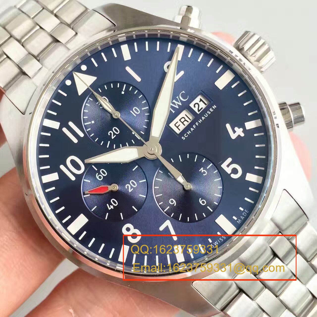 【ZF Factory  Perfect  Replica Watches 】 IWC 飞行员计时 wrist watches “小王子”特别版系列IW377714 wrist watches 《钢带版》 / WG217