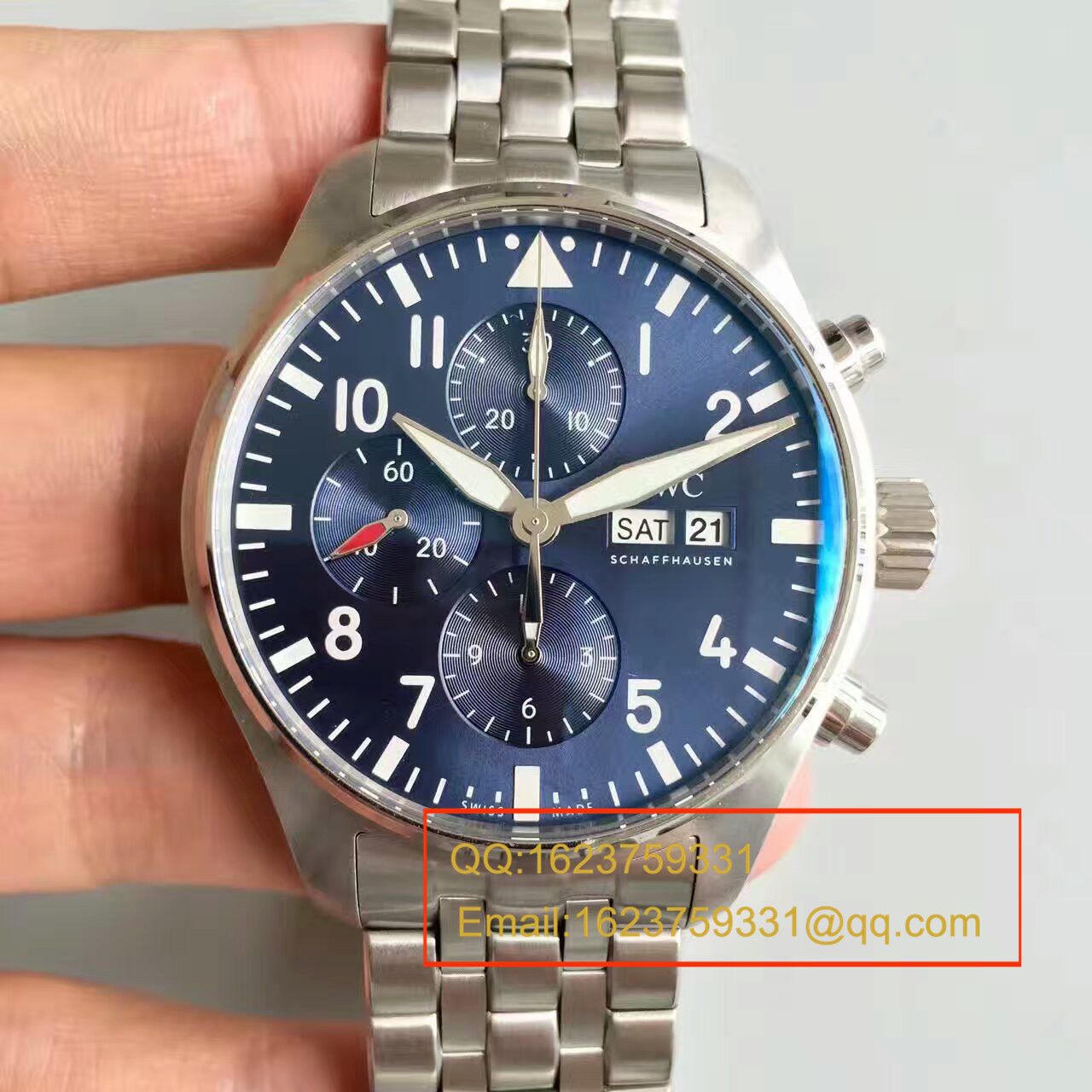 【ZF Factory  Perfect  Replica Watches 】 IWC 飞行员计时 wrist watches “小王子”特别版系列IW377714 wrist watches 《钢带版》 / WG217