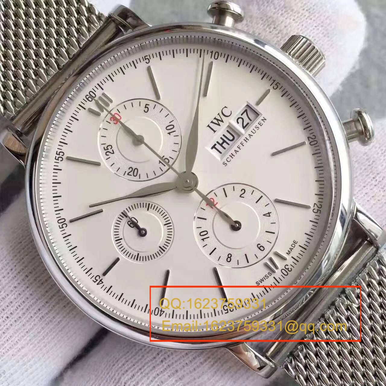 【MK Perfect  High quality  Replica Watches 】 IWC 柏涛菲诺CHRONOGRAPH计时系列 IW391009 wrist watches  / WB0133