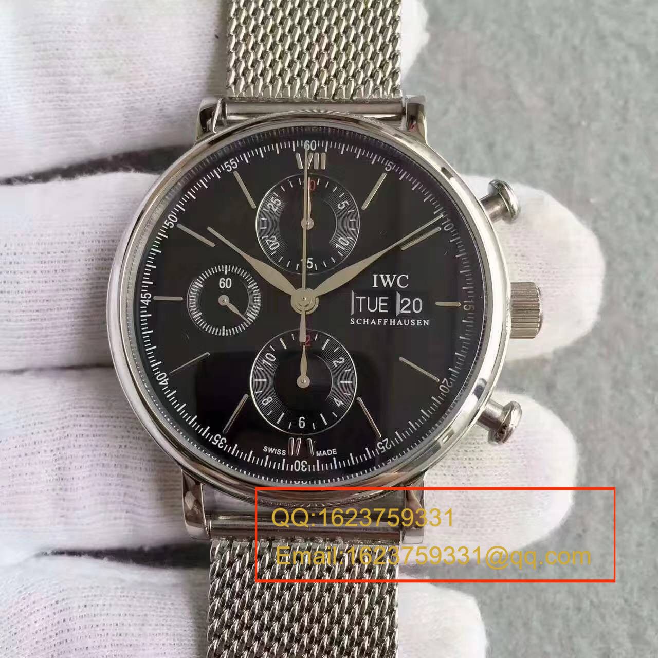 【MK Perfect  High quality  Copy  Watches 】 IWC 柏涛菲诺计时 wrist watches 系列 IW391010 男士 Watches  / WB0132