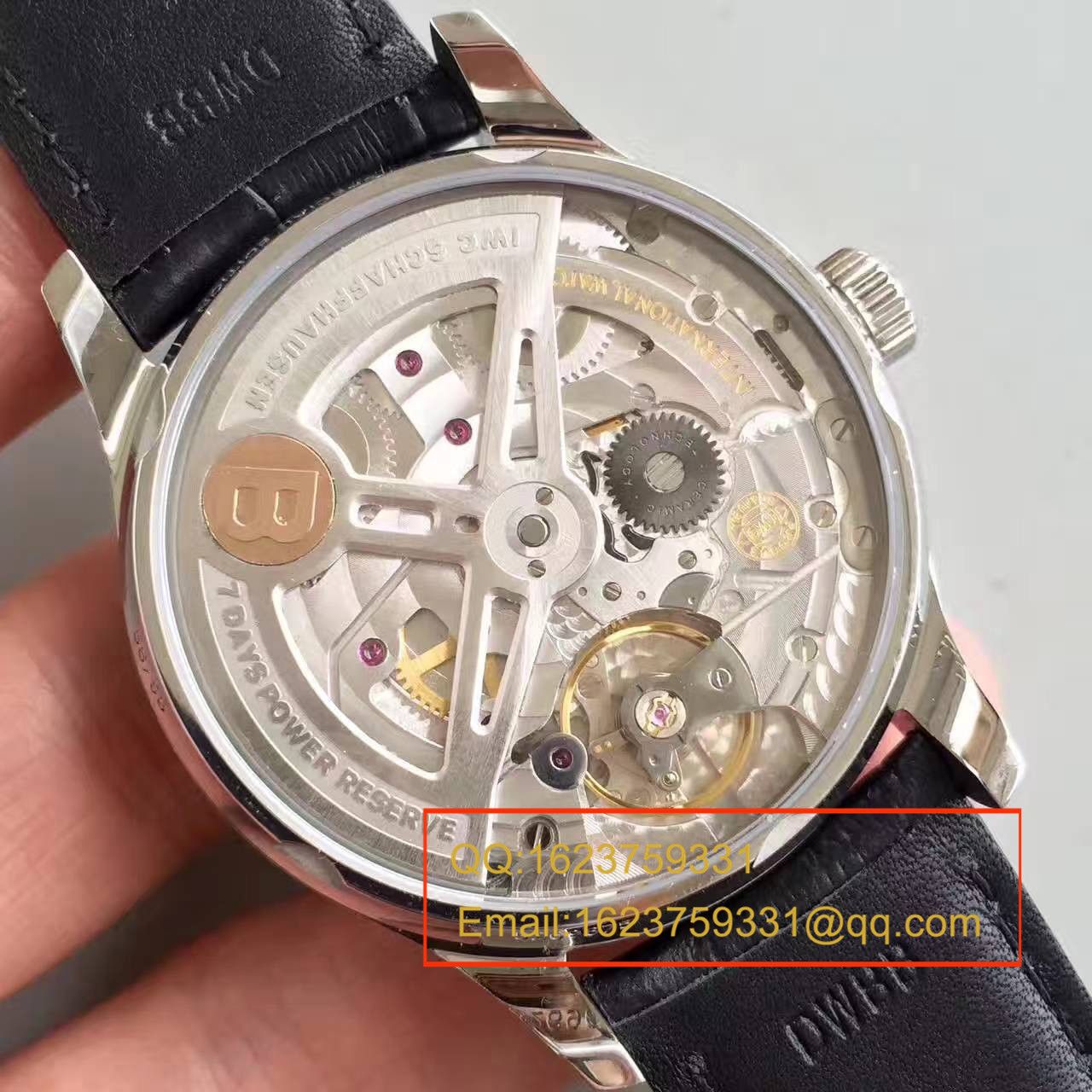 【ZF Factory  Perfect  Replica Watches 】  IWC 葡萄牙系列七日链IW500112 劳伦斯限量版 wrist watches  / WG103