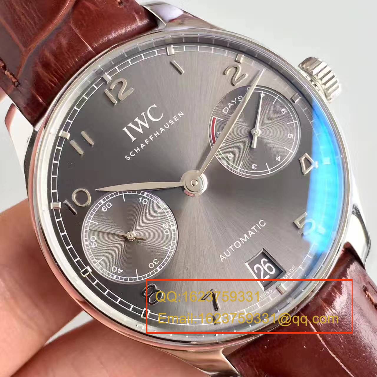 【ZF Factory  top  Replica  Knockoff  Watches 】 IWC 葡萄牙系列《 IWC 七日链》IW500702 wrist watches  / WG224.1