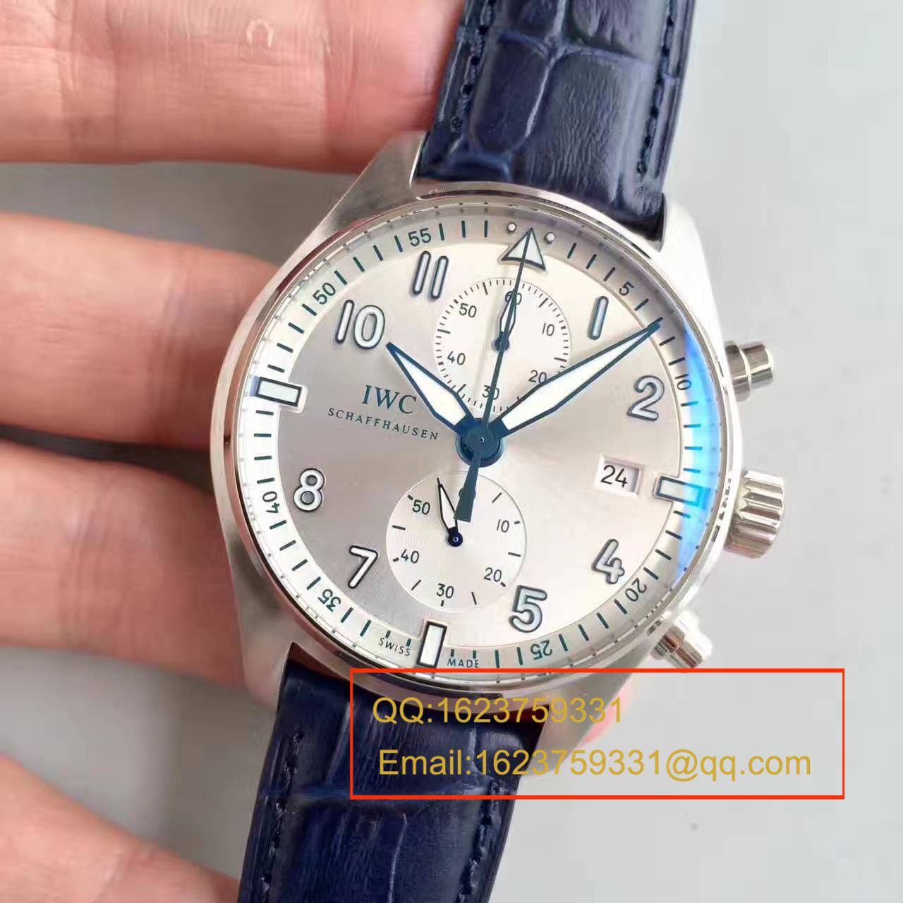 【ZF Factory  Perfect  High quality  Replica Watches 】 IWC  喷火战机计时 Spitfire Chronograph系列 新面  wrist watches  / WG097