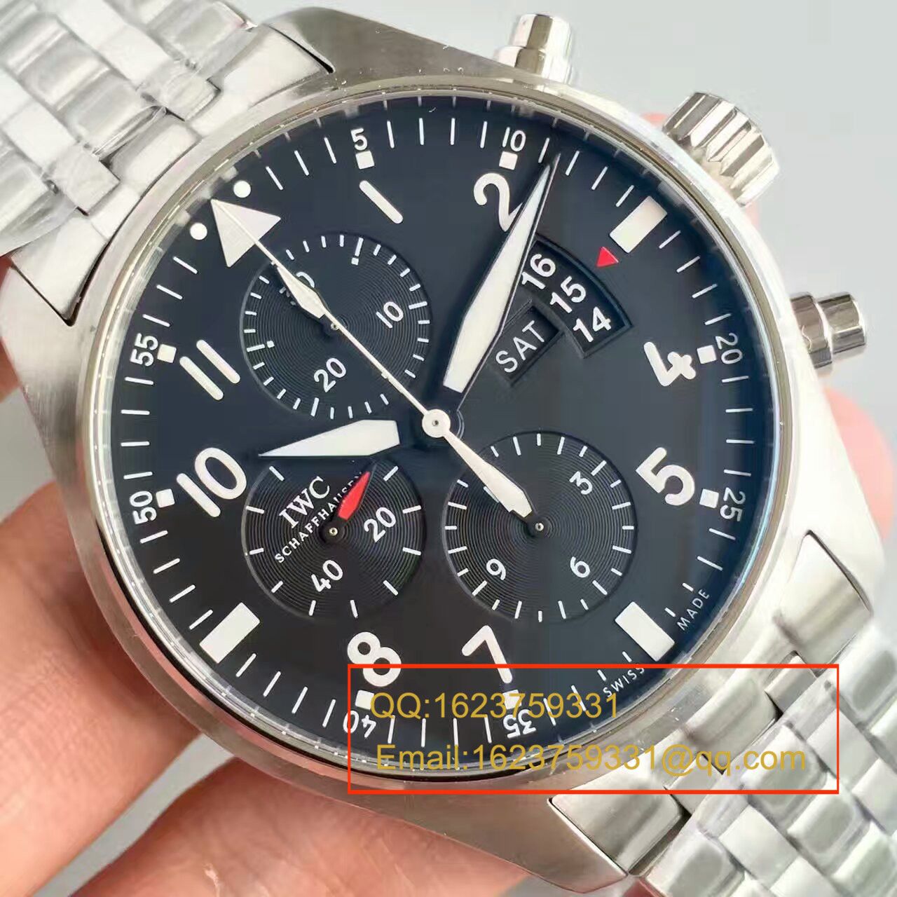 【ZF Factory 1:1 High quality  Copy  Watches 】 IWC 飞行员CHRONOGRAPH计时 wrist watches 系列 IW377704 wrist watches  / WG215