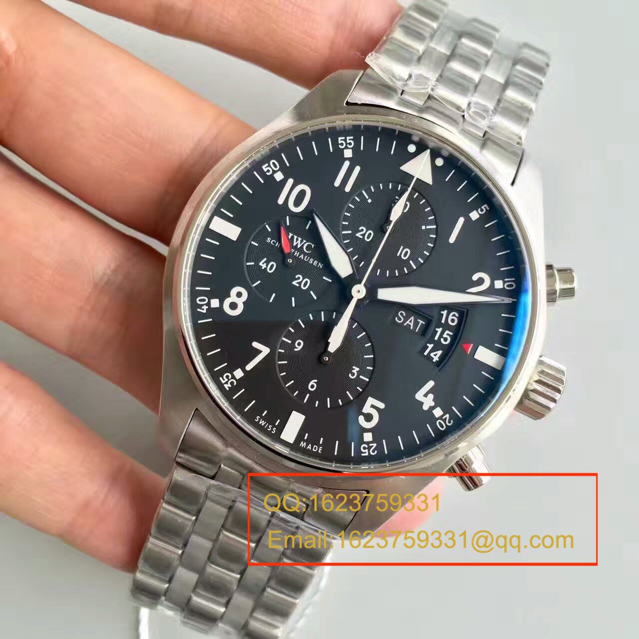 【ZF Factory 1:1 High quality  Copy  Watches 】 IWC 飞行员CHRONOGRAPH计时 wrist watches 系列 IW377704 wrist watches  / WG215