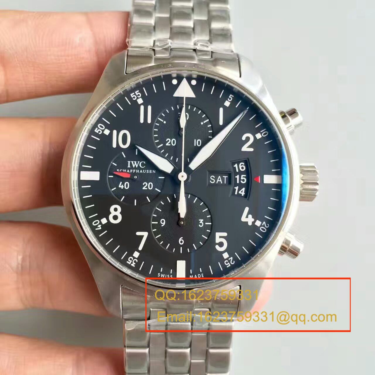 【ZF Factory 1:1 High quality  Copy  Watches 】 IWC 飞行员CHRONOGRAPH计时 wrist watches 系列 IW377704 wrist watches  / WG215