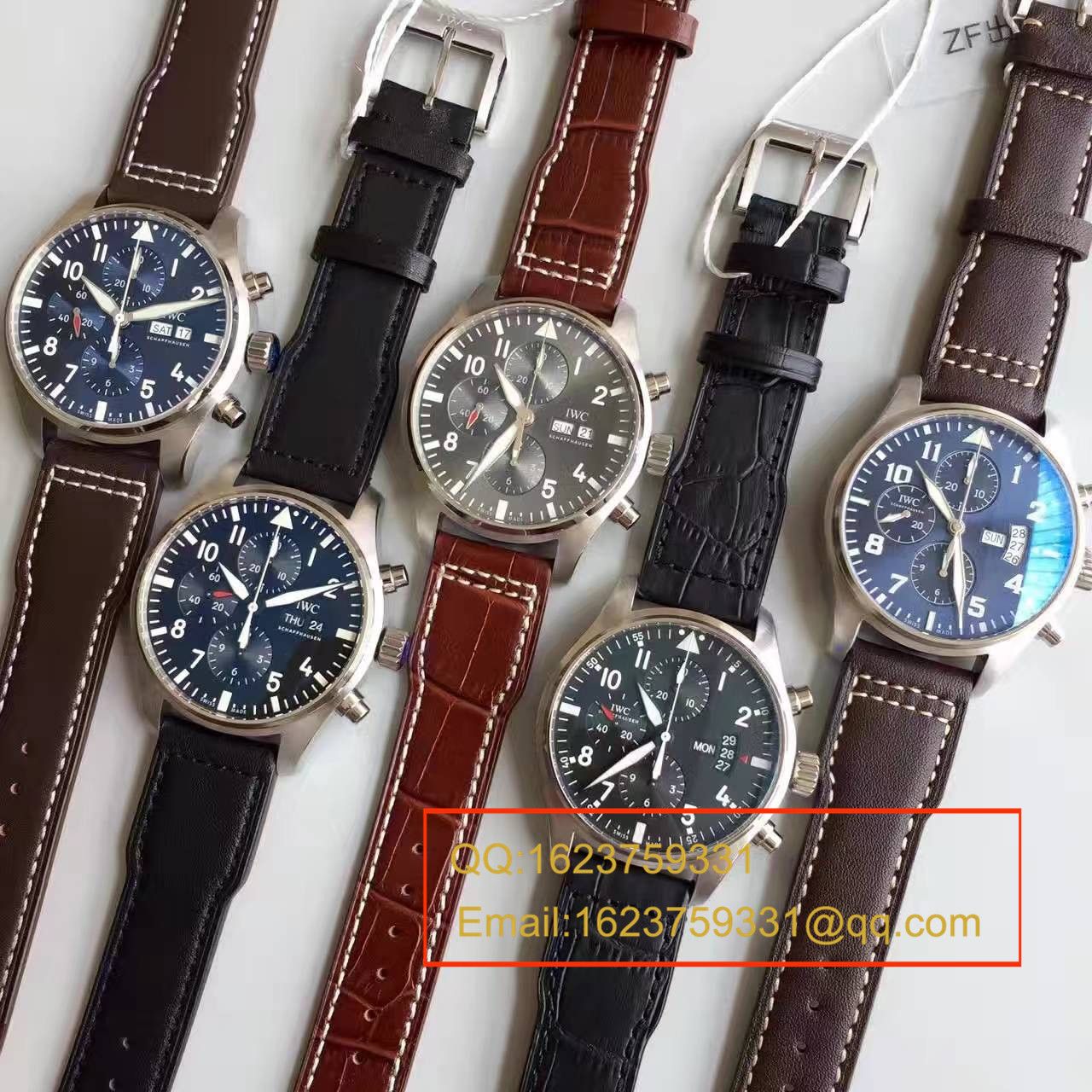 【ZF Factory  Perfect  Copy  Watches 】 IWC 飞行员CHRONOGRAPH计时 wrist watches  系列IW377710 wrist watches  / WG220