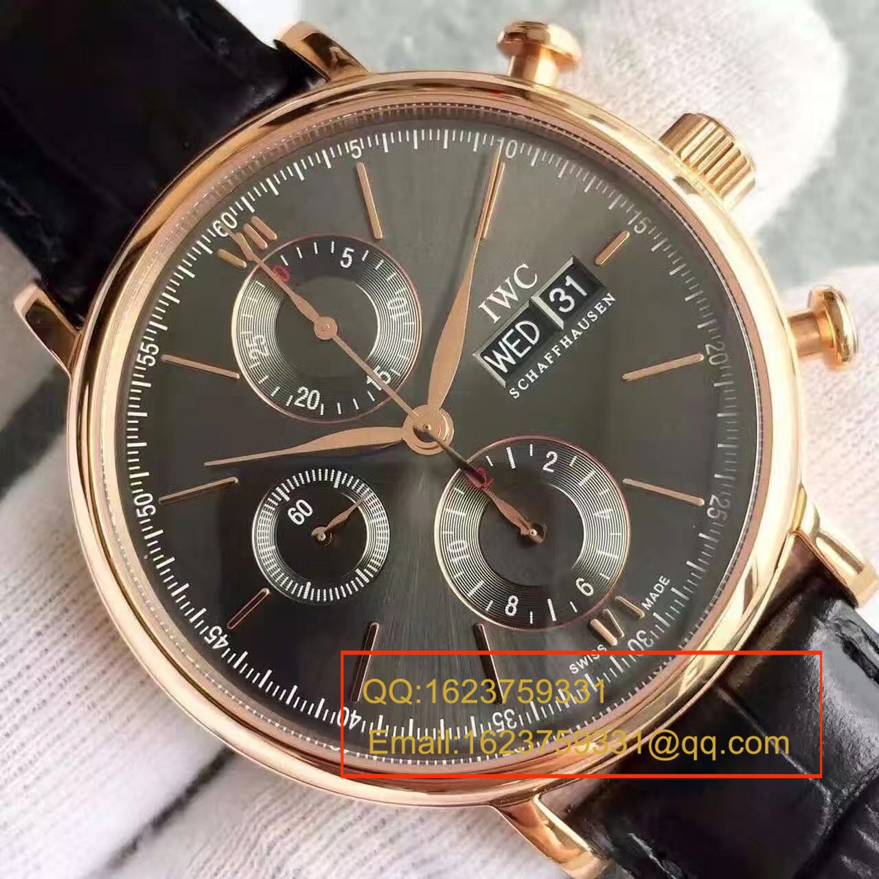 【MK Factory  Perfect  Copy  Watches 】 IWC 柏涛菲诺系列IW391021 多功能机械计时 wrist watches  / WG134