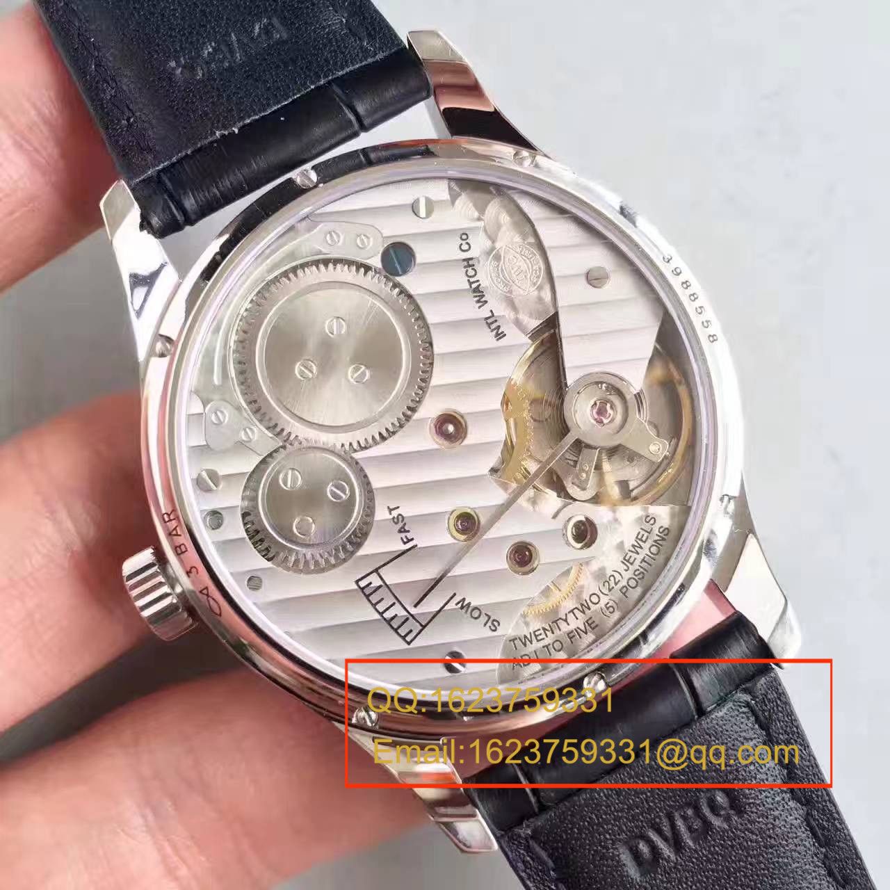 【YL Factory 1:1 Copy  Watches 】 IWC 葡萄牙系列琼斯之剑IW544403 wrist watches  / WG073