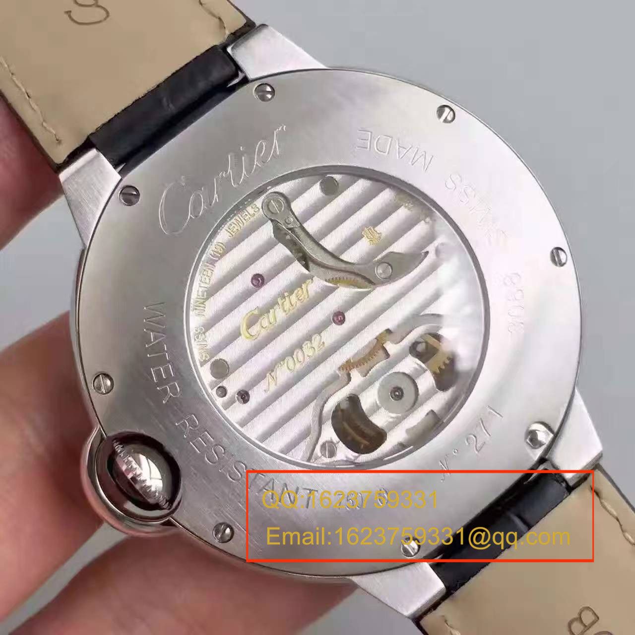【TF Factory  Perfect  Copy  Watches 】 Cartier   Cartier  蓝气球系列 扭索雕纹表盘 W6920105女士 Tourbillon  wrist watches  / KDY003