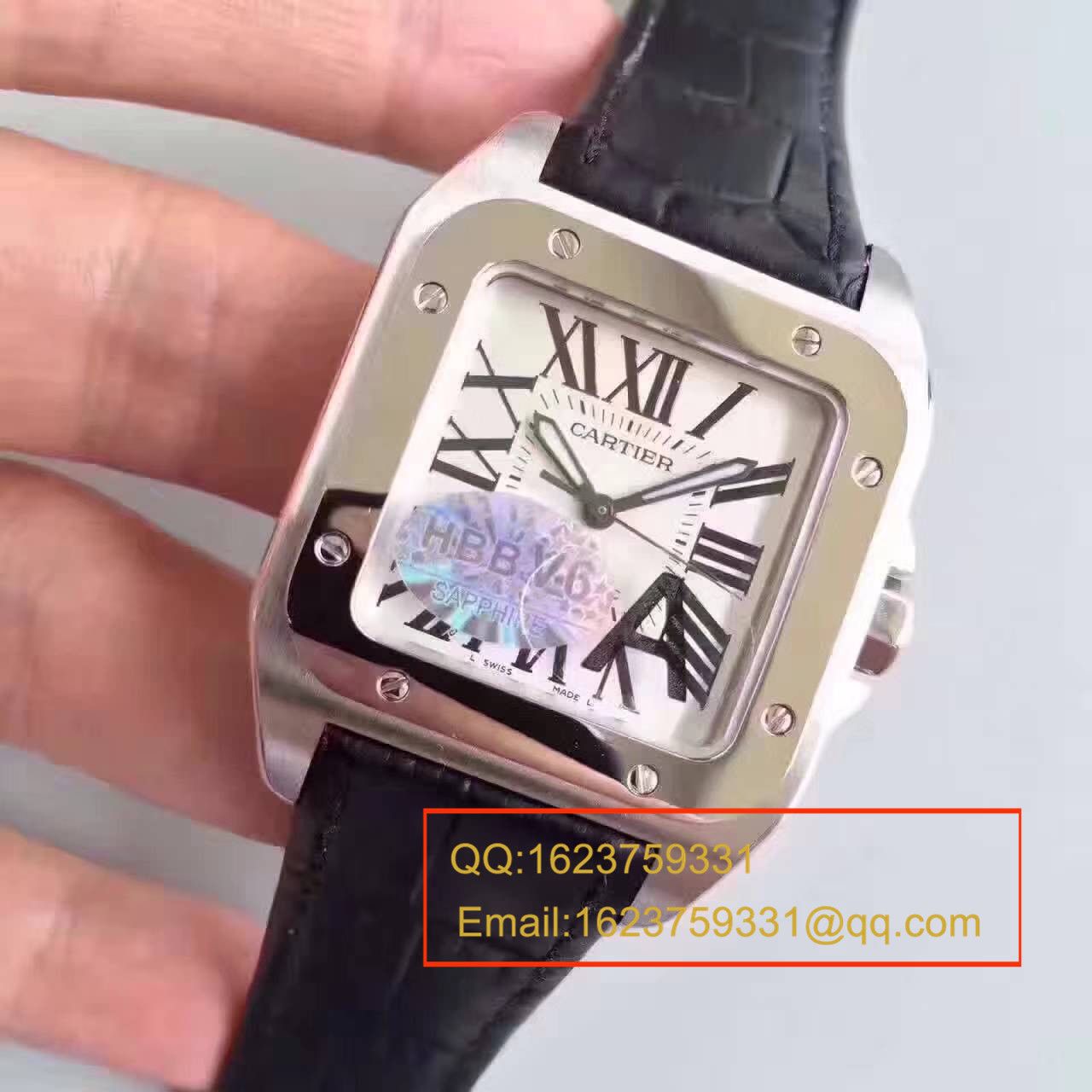 【HBBV6 Factory  Perfect  Replica Watches 】 Cartier   Santos 100系列 W20073X8 男士机械 Watches  / KDY081