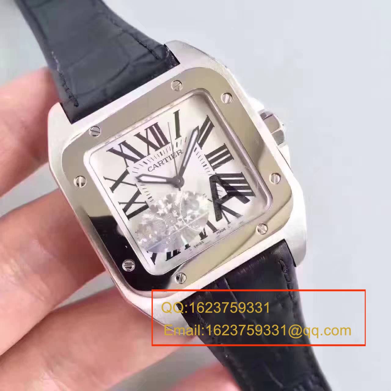 【HBBV6 Factory  Perfect  Replica Watches 】 Cartier   Santos 100系列 W20073X8 男士机械 Watches  / KDY081