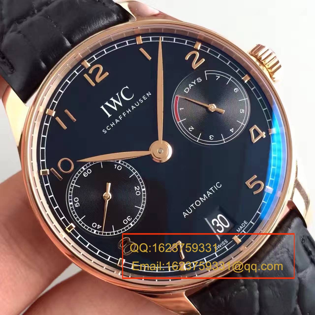 【ZF Factory  High quality  Copy 1:1 Replica Watches 】 IWC 葡萄牙系列《 IWC 七日链》IW500125 wrist watches  / WG231