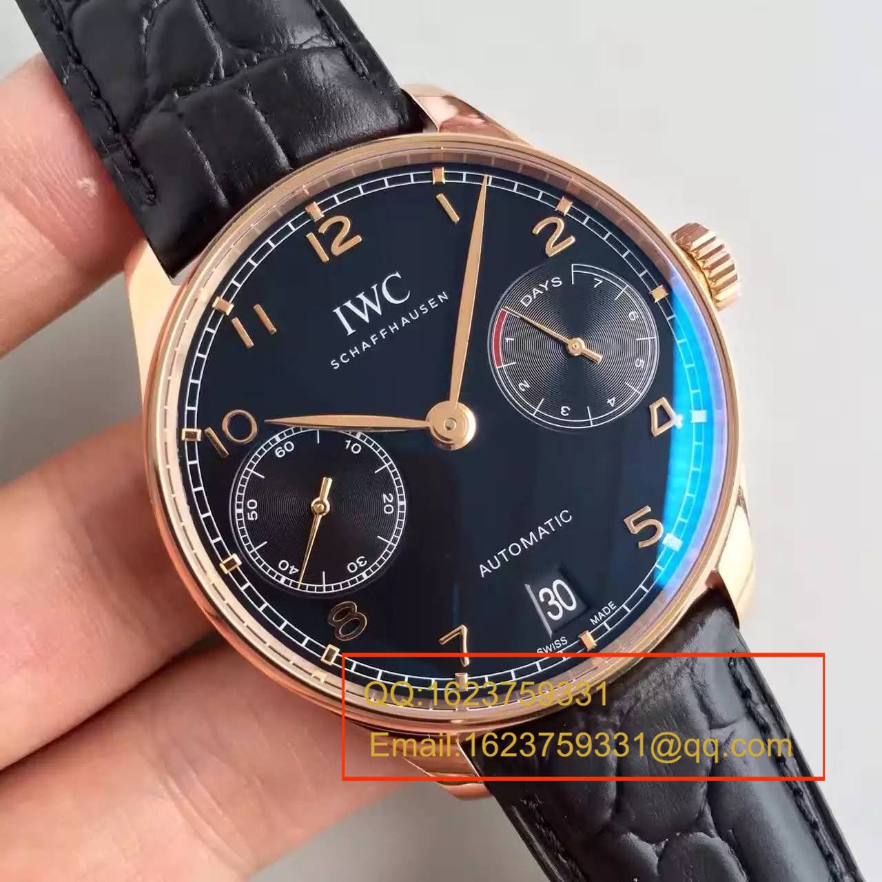 【ZF Factory  High quality  Copy 1:1 Replica Watches 】 IWC 葡萄牙系列《 IWC 七日链》IW500125 wrist watches  / WG231