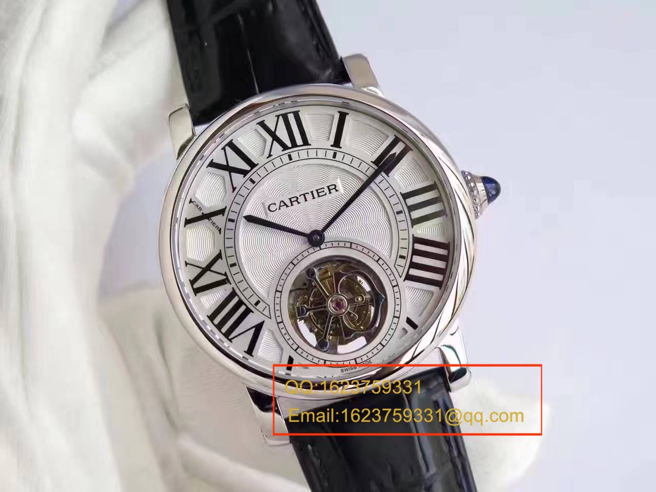【BL Factory  Perfect  Knockoff  Watches 】 Cartier  ROTONDE DE  Cartier 系列W1556216 Tourbillon  wrist watches  / KCI114