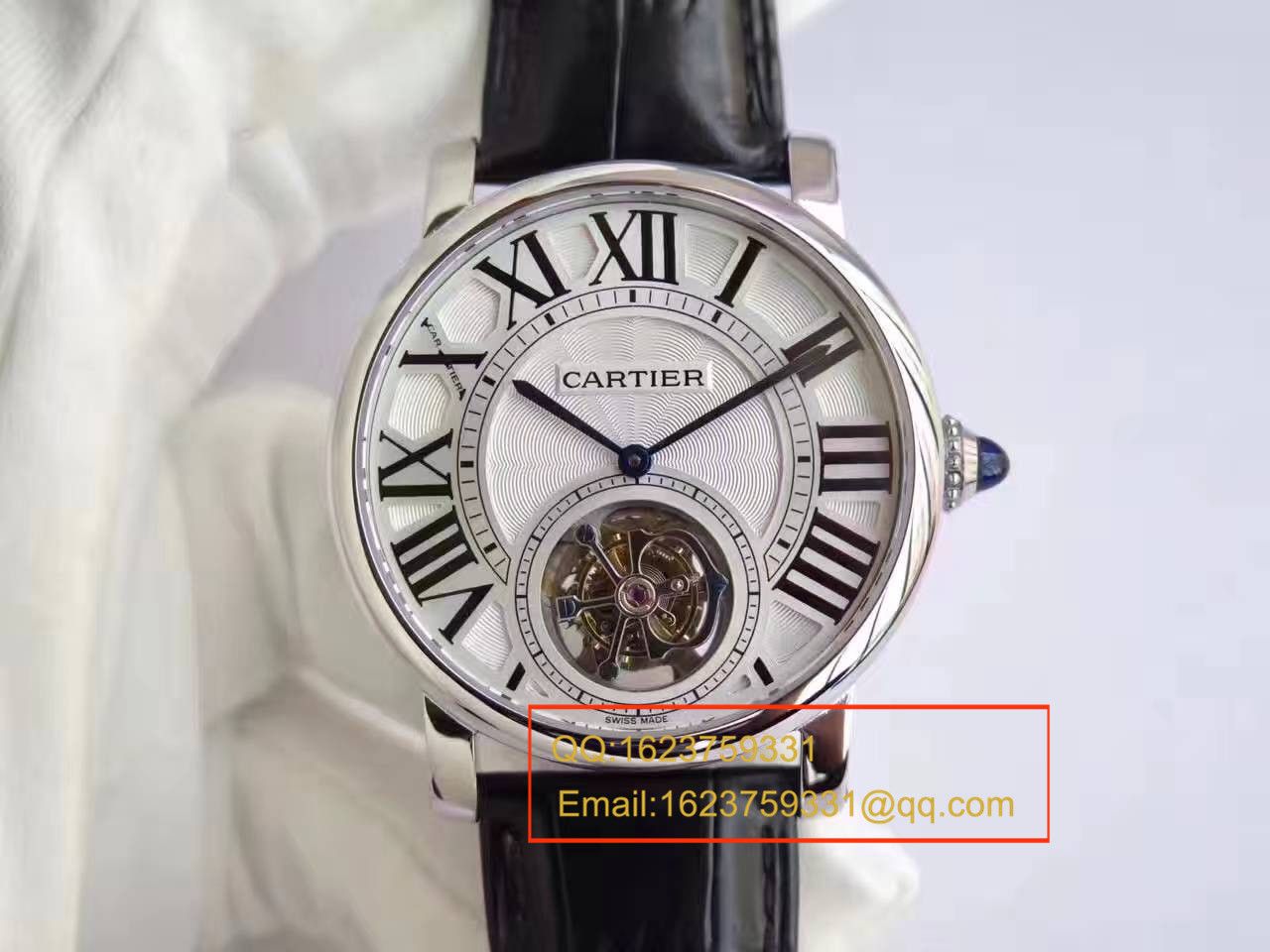 【BL Factory  Perfect  Knockoff  Watches 】 Cartier  ROTONDE DE  Cartier 系列W1556216 Tourbillon  wrist watches  / KCI114