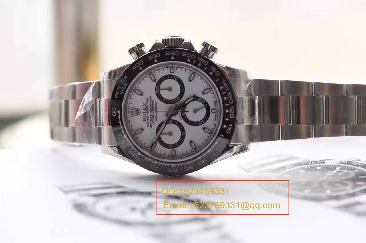 【N Factory V7版本1:1 Replica Watches 】 Rolex  Cosmograph Daytona  Ditongna 系列116500LN-78590机械 wrist watches  / RBF016
