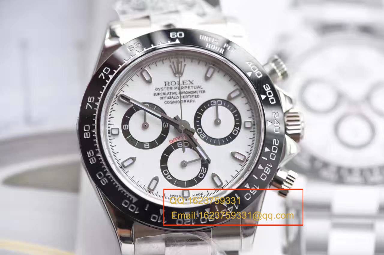 【N Factory V7版本1:1 Replica Watches 】 Rolex  Cosmograph Daytona  Ditongna 系列116500LN-78590机械 wrist watches  / RBF016