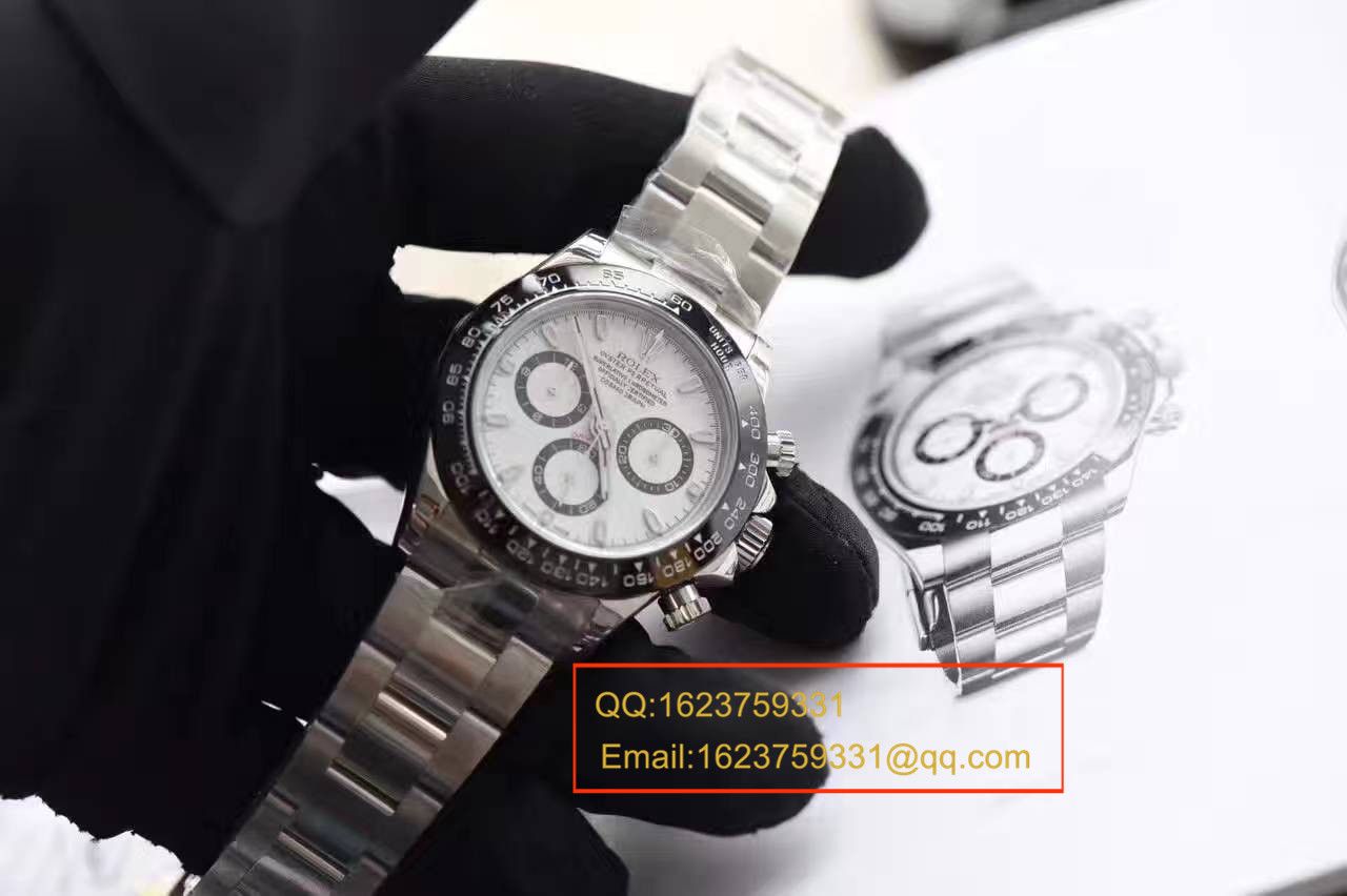 【N Factory V7版本1:1 Replica Watches 】 Rolex  Cosmograph Daytona  Ditongna 系列116500LN-78590机械 wrist watches  / RBF016