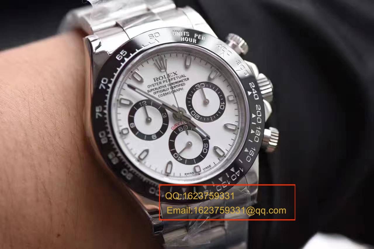【N Factory V7版本1:1 Replica Watches 】 Rolex  Cosmograph Daytona  Ditongna 系列116500LN-78590机械 wrist watches  / RBF016